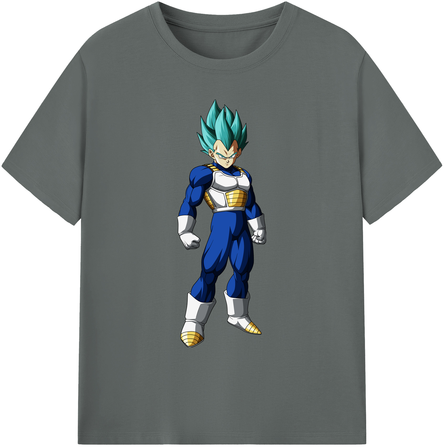 （画像用） ドラゴンボール ベジータ四世（Bejīta Yonsei）DRAGON BALL Vegeta IV 綿100％ メンズ半袖Tシャツ｜肌触りやわらか＆通気性